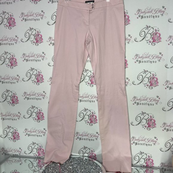Versace jeans couture pink corset back lace up ribbon pants y2k rare iconic - Picture 5 of 16
